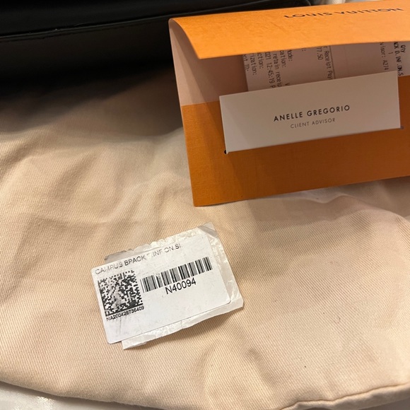 Louis Vuitton Campus Backpack Damien Infini Onyx Silver Leather - Picture 5 of 7